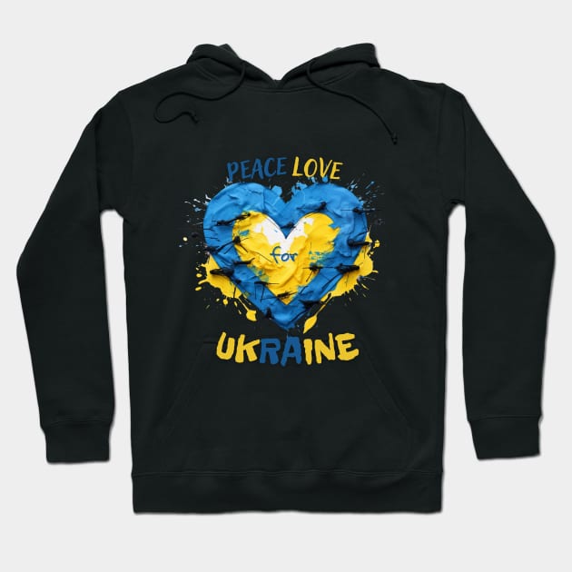 peace love for UA Hoodie by FehuMarcinArt